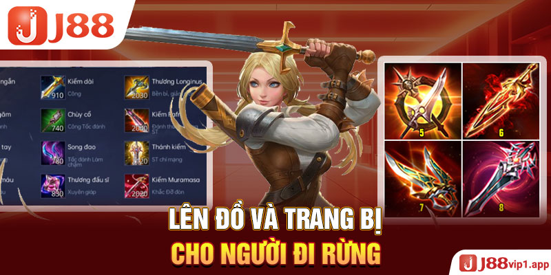 Lên đồ và trang bị cho người đi rừng