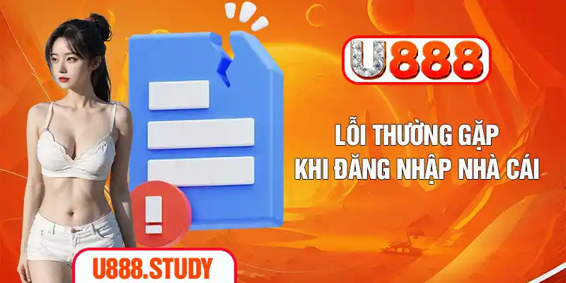 Lỗi thường gặp khi đăng nhập nhà cái